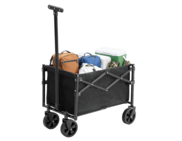Foldable Carriages And Wheels, Trolleys And Lightweight Portable Folding Practical (Option: Black)