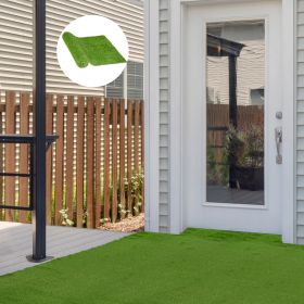 10' x 3' Artificial Turf Grass with Simulated Look & Feel UV Protection (Option: Green-180x180x1030 mm)
