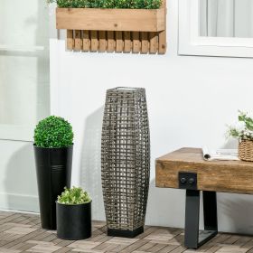 Solar Floor Lamp (Option: Gray-230x230x840 mm)