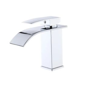 Single Handle Bathroom Faucet Lavatory Faucet Stainless Steel Single Hole-TP, Chrome[Unable to ship on weekends,usps/fedex] (Option: Default Title)