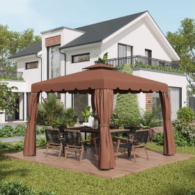 Gazebo Replacement Canopy for Model 84C-101 (Option: Coffee-500x290x80 mm)